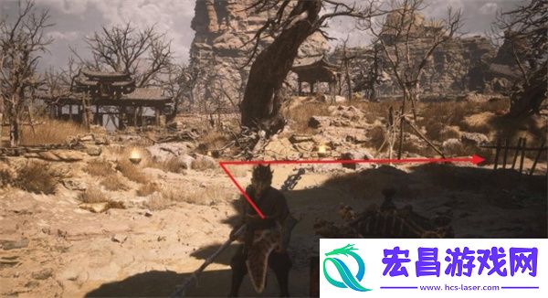 黑神话悟空沙门村佛亭前打坐点位置介绍