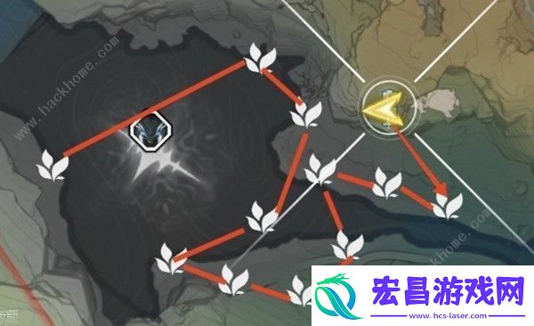 鸣潮傲寒钟采集路线图
