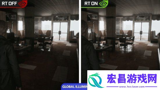 寂静岭2重制版光追画面对比演示