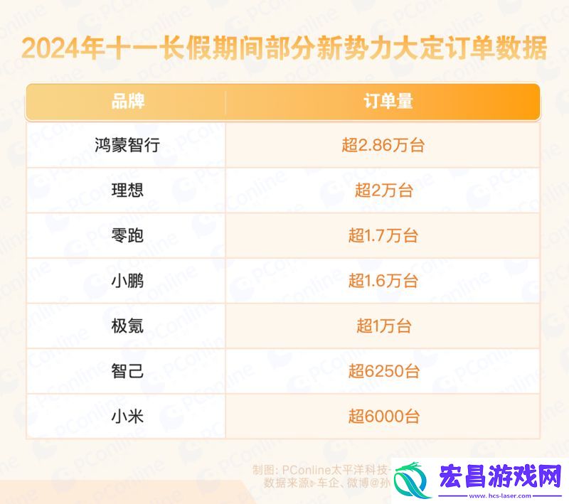 新势力十一长假爆单