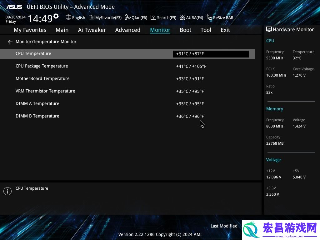 空冷OC直接上8600MHz
