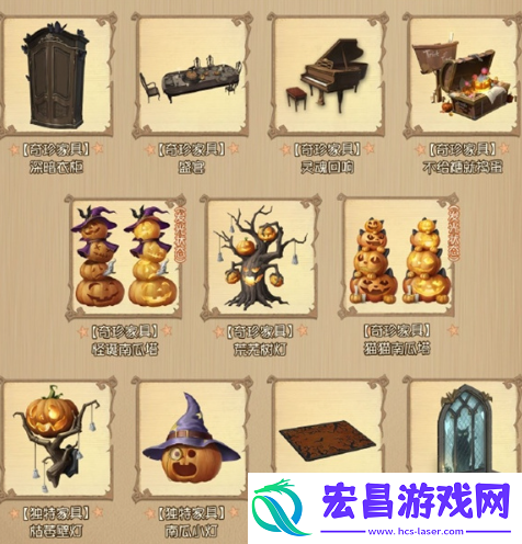 第五人格万圣节商城返场物品有哪些