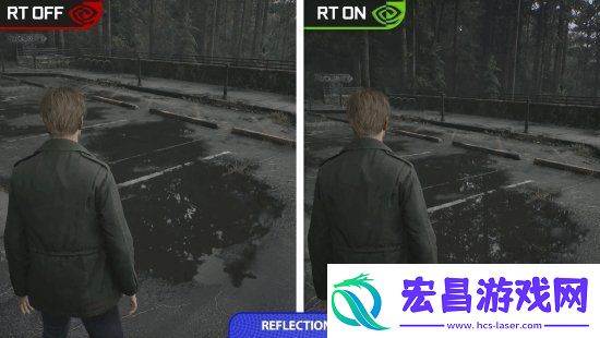 寂静岭2重制版光追画面对比演示
