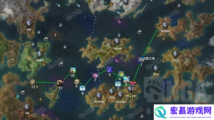 命运方舟环竹岛位置