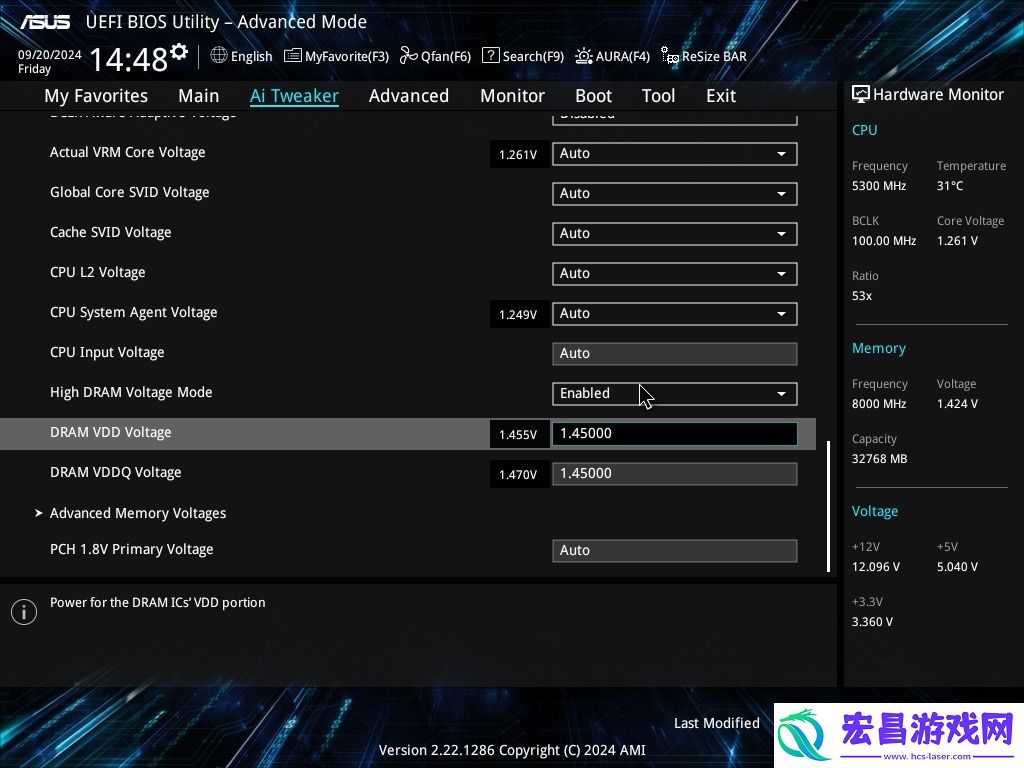 空冷OC直接上8600MHz