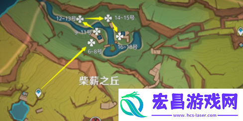 原神5.1灼灼彩菊在哪刷新