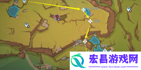 原神5.1灼灼彩菊在哪刷新