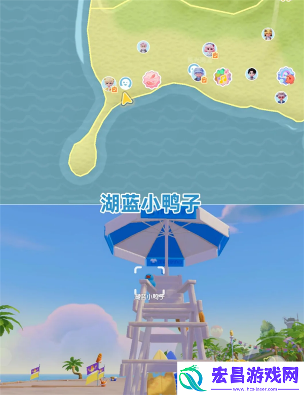 8月13日心动小镇小黄鸭位置和家具气泡位置