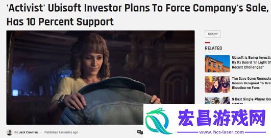 育碧股价持续下跌
