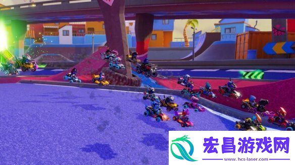 卡丁车竞速游戏狂奔