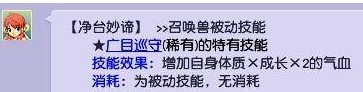 梦幻西游净台妙谛宝宝有什么用