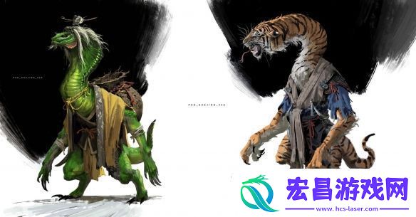 黑神话曝海量全新角色设定图