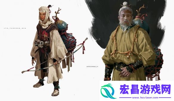 黑神话曝海量全新角色设定图