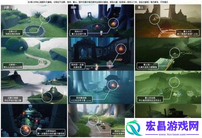 光遇9季蜡烛最新位置解析