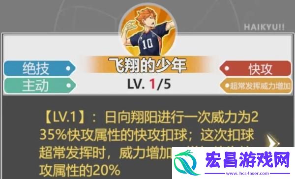 排球少年新的征程日向翔阳怎么样