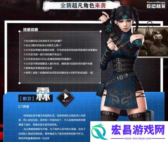 反恐精英角色介绍