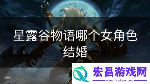 星露谷物语哪个女角色结婚