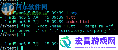 如何使用rm命令删除特定文件