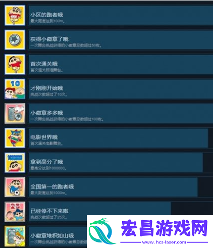 蜡笔小新煤炭镇的小白成就怎么达成