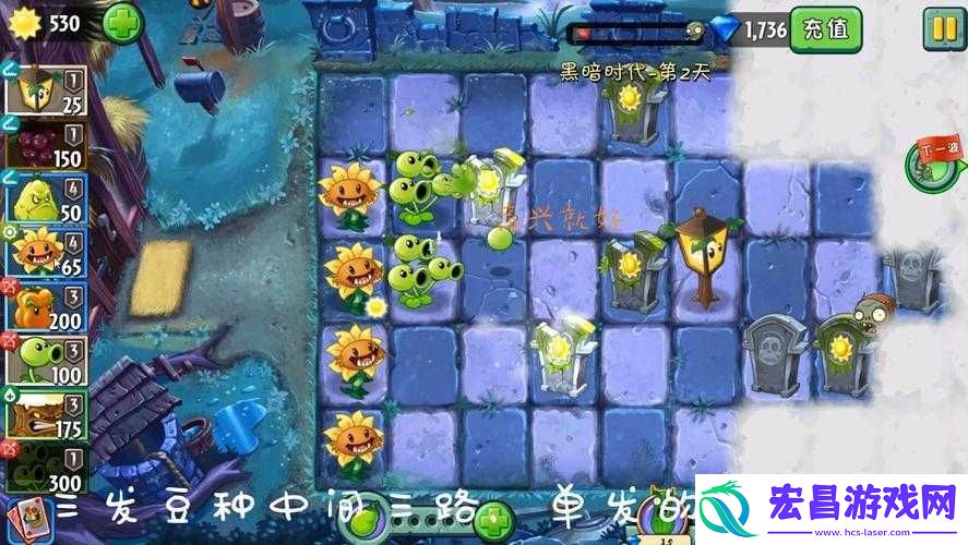 植物大战僵尸2黑暗时代第10天二星攻略