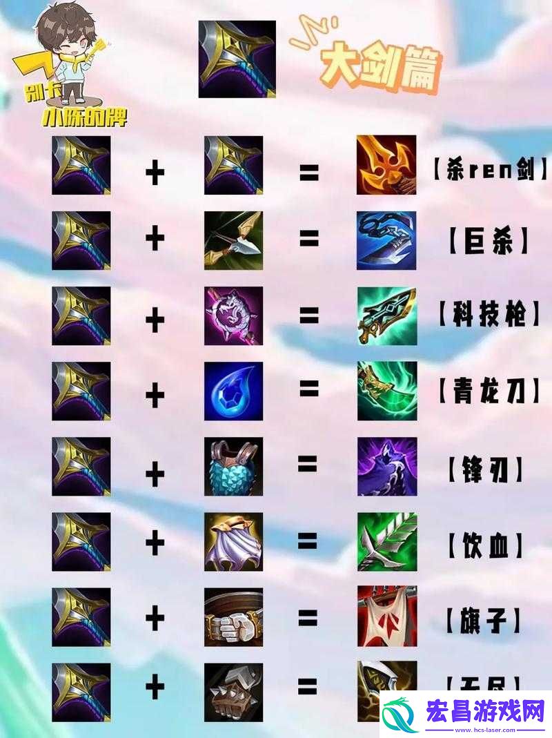 云顶之弈S5装备及转职装备大全