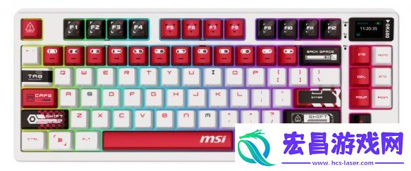 微星外设新品！首款三模带屏机械键盘