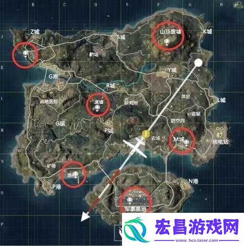 和平精英热气球具体位置在哪里