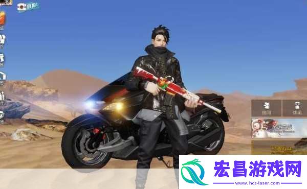 荒野行动新载具上线游击战神器两轮摩托风驰电掣！