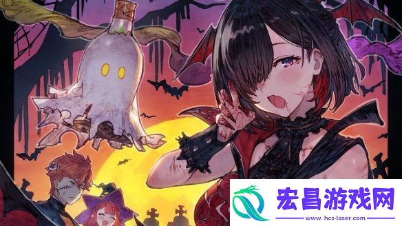 优米雅的炼金工房万圣节贺图！优米雅化身小恶魔