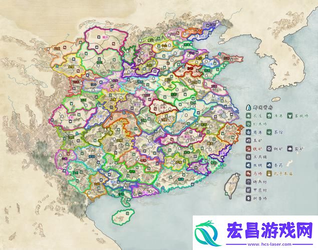 “三国全面战争”朝廷势力