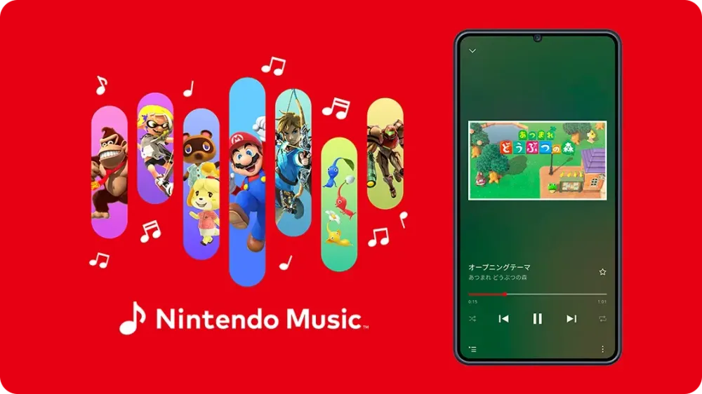 任天堂推出全新音乐串流服务40年经典Nintendo