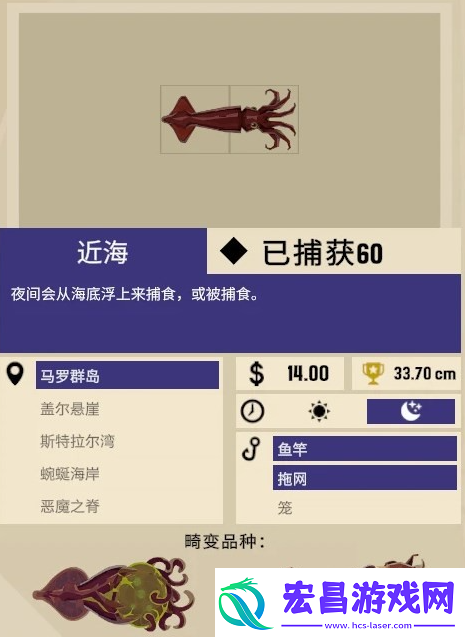 渔帆暗涌各海域鱼类分布特点说明渔帆暗涌鱼类分布一览