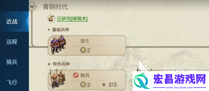 世界启元兵种克制关系有哪些