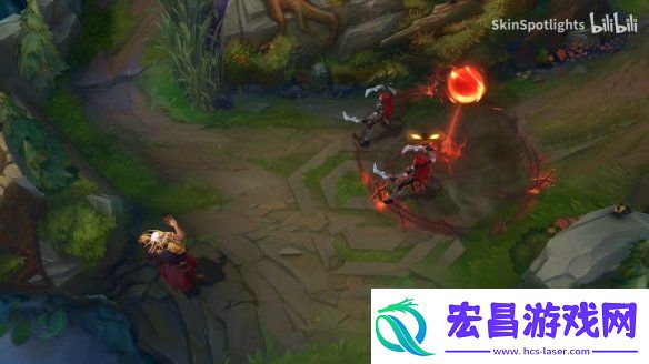 英雄联盟“狼神英灵”斯维因皮肤演示