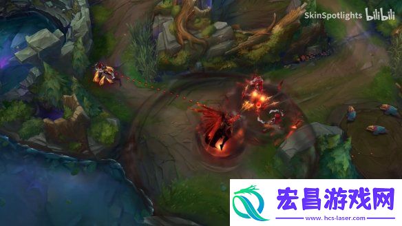 英雄联盟“狼神英灵”斯维因皮肤演示