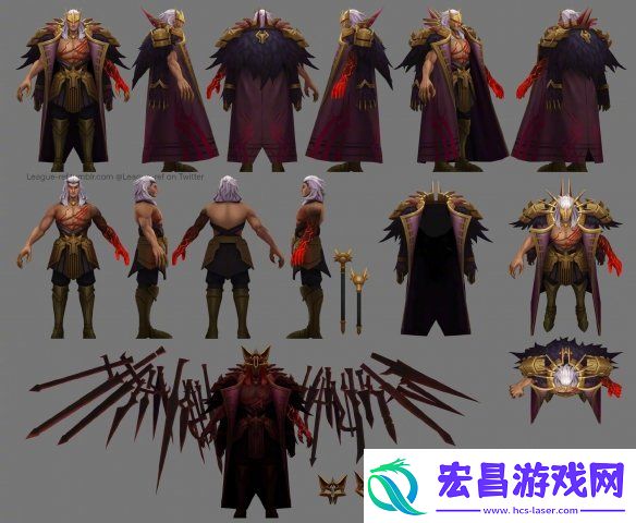 英雄联盟“狼神英灵”斯维因皮肤演示