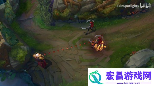 英雄联盟“狼神英灵”斯维因皮肤演示