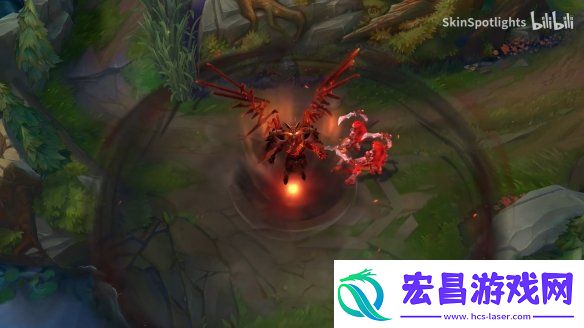 英雄联盟“狼神英灵”斯维因皮肤演示