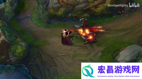 英雄联盟“狼神英灵”斯维因皮肤演示