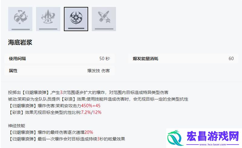 尘白禁区茉莉安幽潮技能是什么