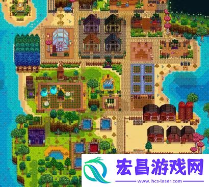 星露谷物语沙滩农场怎么布局