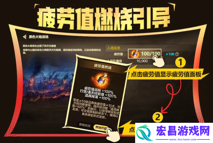 dnf手游疲劳值燃烧什么意思