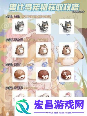 奥比岛手游星宠物全攻略