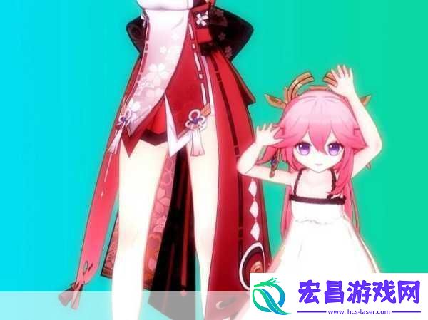 原神八重神子腿法娴熟脚法