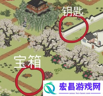江南百景图丽娘府宅宝箱钥匙在哪