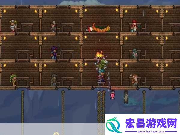 泰拉瑞亚地狱晶塔入住哪个NPC探索神秘的地狱居所