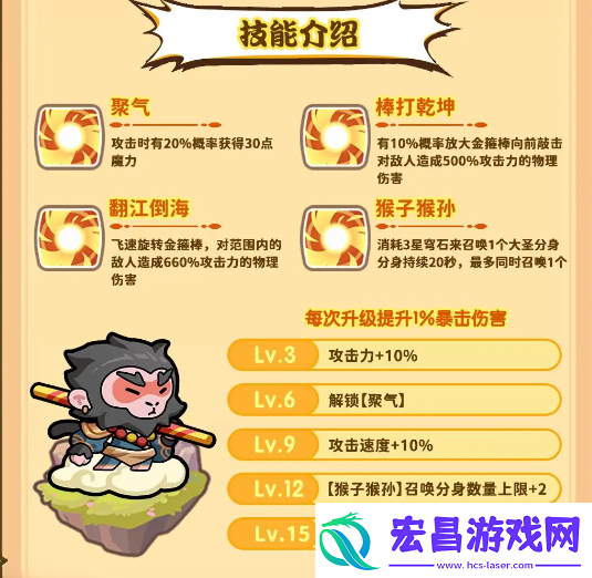勇者挑战孙悟空怎么合成孙悟空技能及合成公式