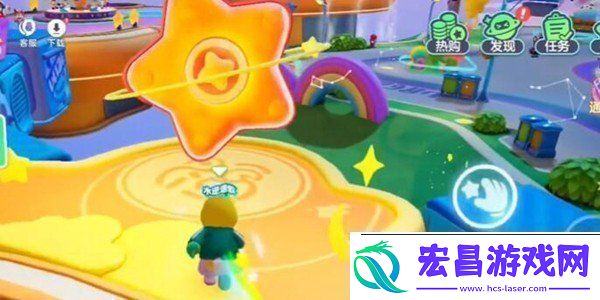 元梦之星广场彩蛋在哪广场彩蛋位置