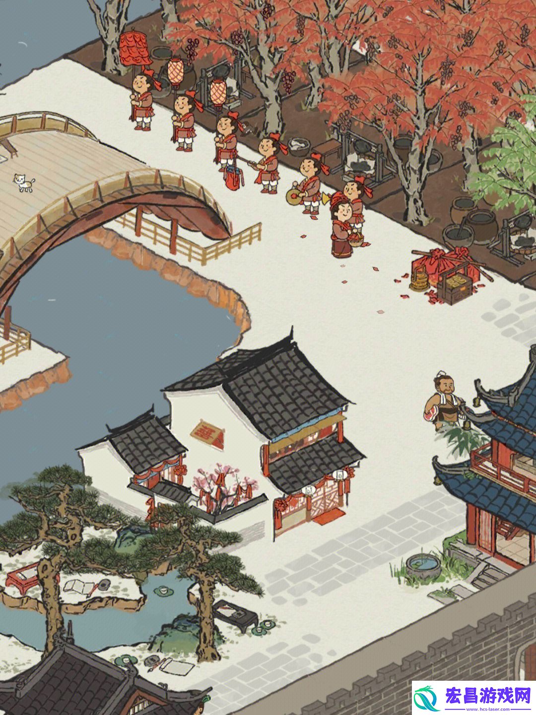 江南百景图婚礼画池预览