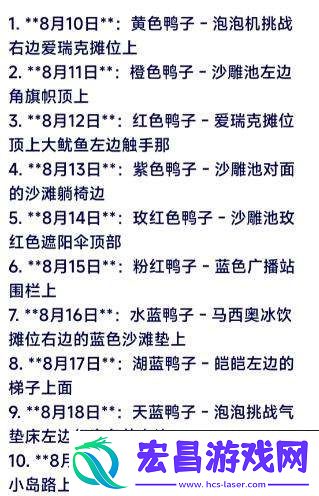 心动小镇潮流季鸭子在哪里